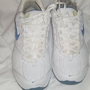 Nike White T-Lite V Leather